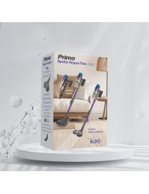 Primo PRVC-40507 Apollo Aqua Flex 3σε1 Σκούπα επαναφορτιζόμενη 29.6V BLDC μοτέρ Γκρι-Μωβ