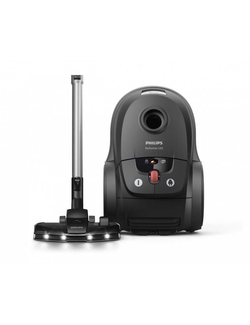 Philips XD8122/10 Ηλεκτρική Σκούπα 900W με Σακούλα 4lt Μαύρη