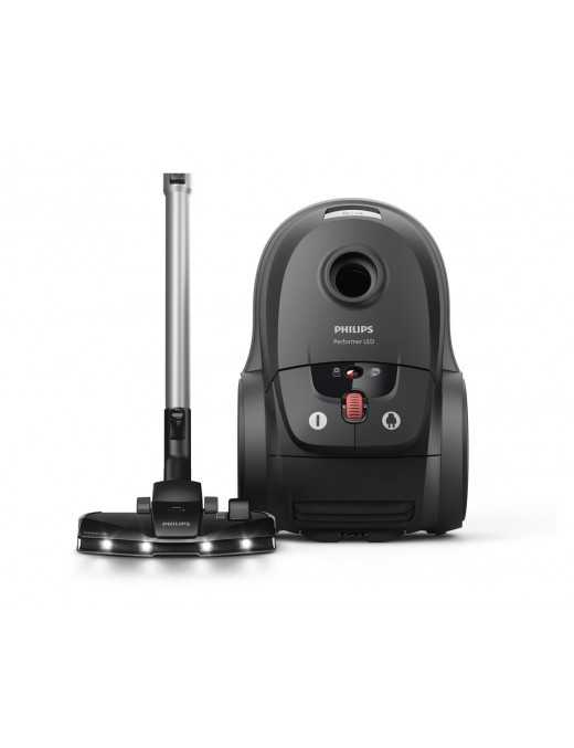 Philips XD8122/10 Ηλεκτρική Σκούπα 900W με Σακούλα 4lt Μαύρη