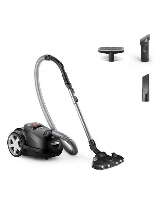 Philips XD8122/10 Ηλεκτρική Σκούπα 900W με Σακούλα 4lt Μαύρη