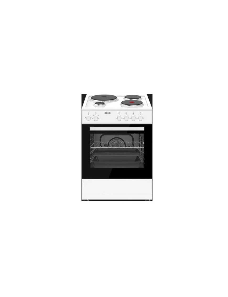Eskimo ES EM5070W Κουζίνα 60lt με Εμαγιέ Εστίες Λευκή