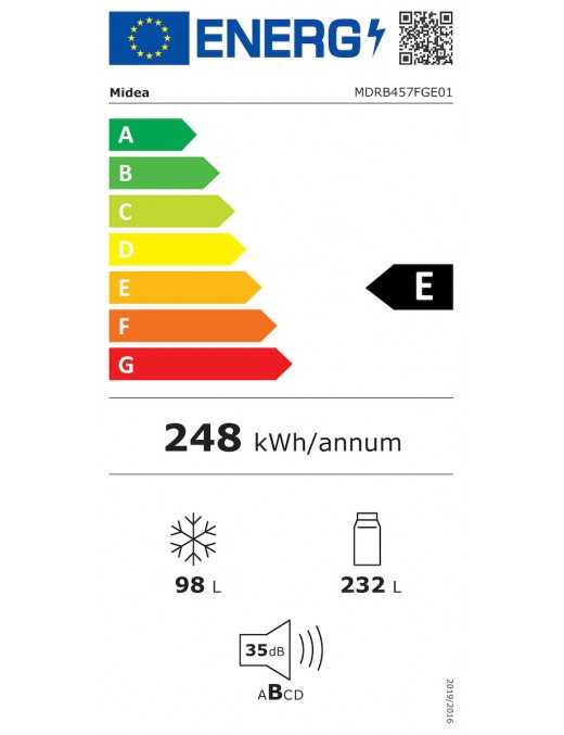 Midea MDRB457FGE01 Ψυγειοκαταψύκτης Space Master