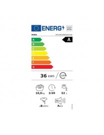 Midea MF210W100BA30/W-GR Πλυντήριο Ρούχων