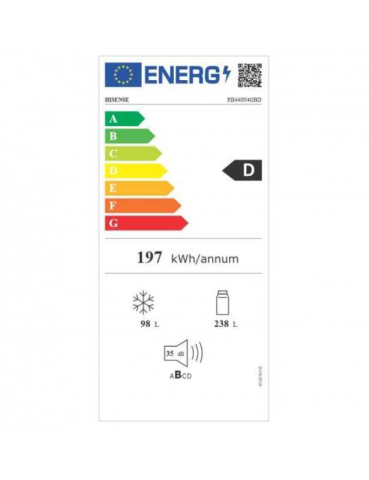 HISENSE RB440N4GBD Ψυγειοκαταψύκτης