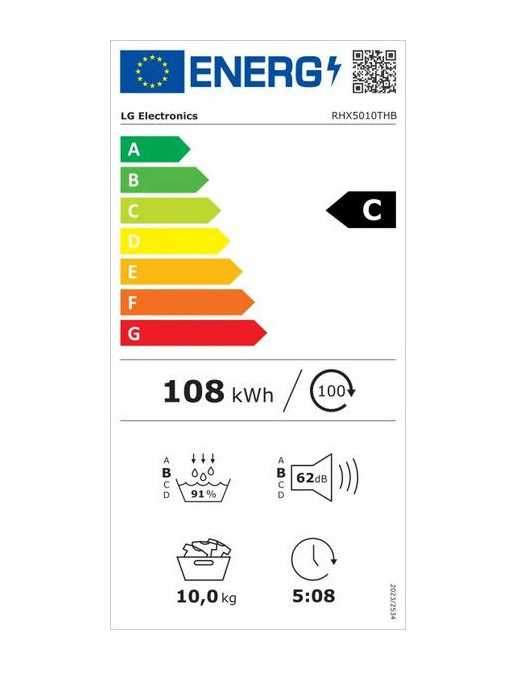 LG RHX5010THB Στεγνωτήριο