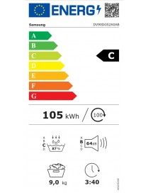 SAMSUNG DV90DG52A0ABLE Στεγνωτήριο