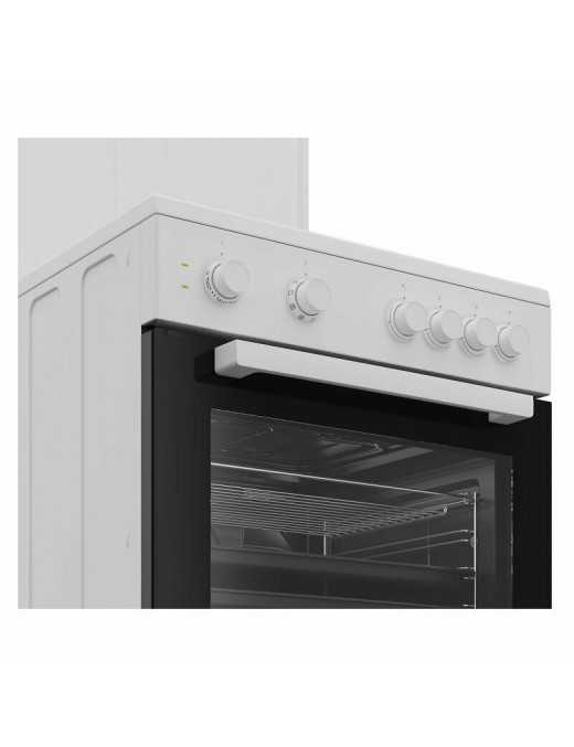 Beko FBM66001GWS Κουζίνα 72lt με Εμαγιέ Εστίες Λευκή