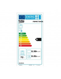 Beko FBM6730GA Κουζίνα 72lt Κεραμική