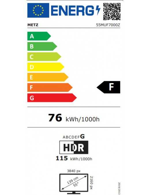 Metz 55MUF7000Z Smart Τηλεόραση 55" 4K UHD LED HDR
