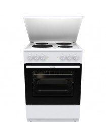 Gorenje GE6A41WB Κουζίνα 71lt με Εμαγιέ Εστίες Λευκή