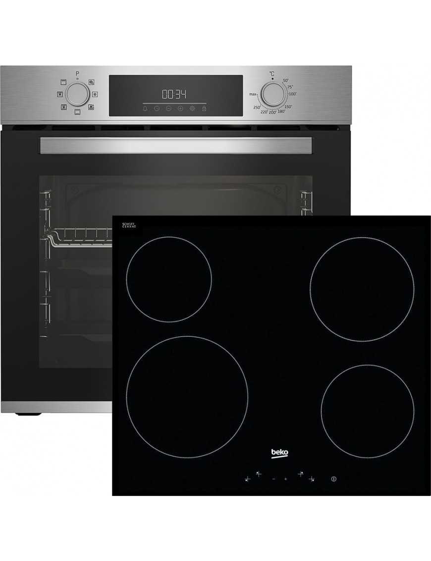 BEKO BBIM 12300 XM + HIC 64401 Σετ Φούρνος Εστία