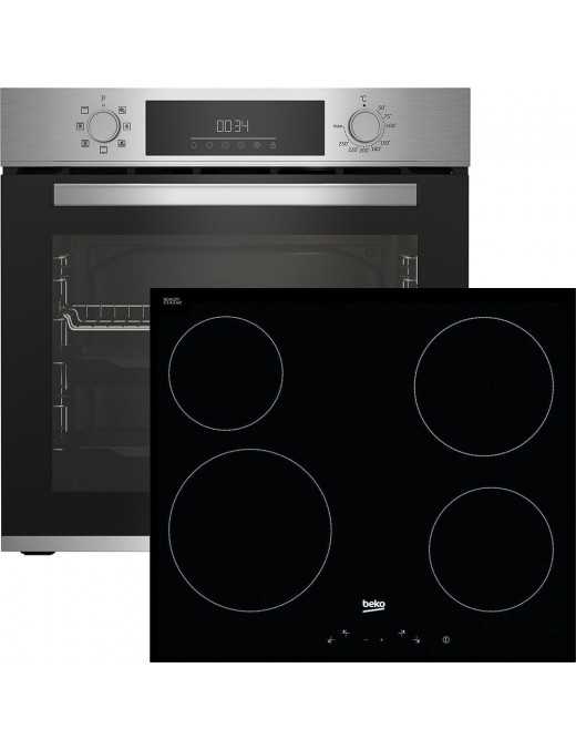 BEKO BBIM 12300 XM + HIC 64401 Σετ Φούρνος Εστία