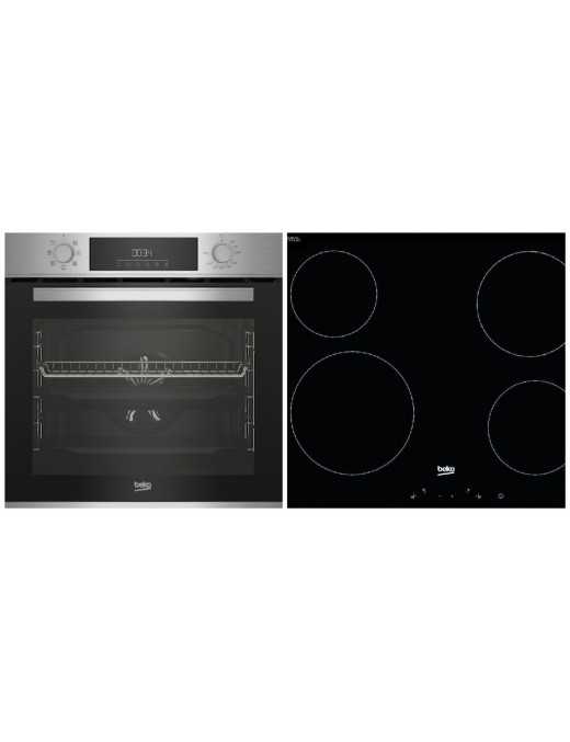 BEKO BBIM 12300 XM + HIC 64401 Σετ Φούρνος Εστία