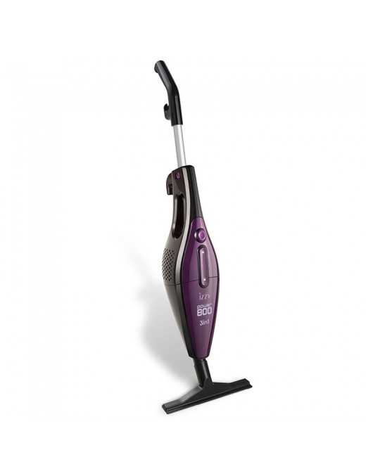 Izzy IZ-4001 3in1 Super Power 800 Ηλεκτρική Σκούπα 2 σε 1 Stick & Χειρός 800W Μωβ