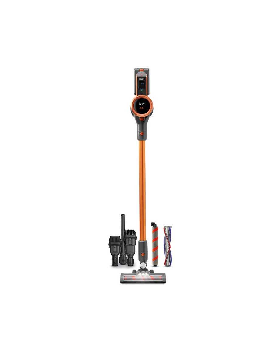 Izzy IZ-4007 Επαναφορτιζόμενη Σκούπα 2 σε 1 Stick & Χειρός 25.9V Πορτοκαλί