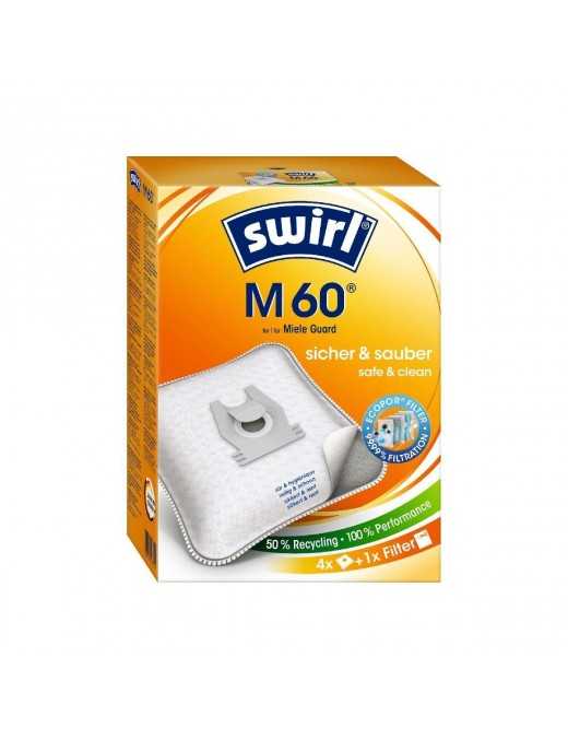 SWIRL M60 Miele (4σακούλες+1 φίλτρο)