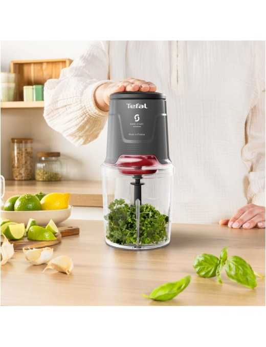 Tefal MQ740HF0 Easy Press Πολυκόπτης Multi 600W με Δοχείο 500ml