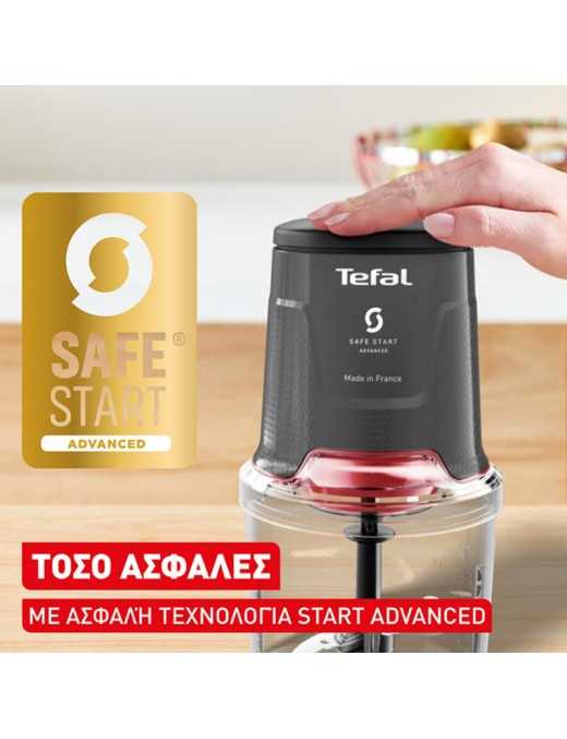 Tefal MQ740HF0 Easy Press Πολυκόπτης Multi 600W με Δοχείο 500ml