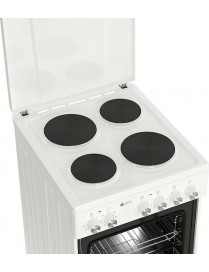 Thermogatz TGS E50 WH Κουζίνα με Εμαγιέ Εστίες Λευκή