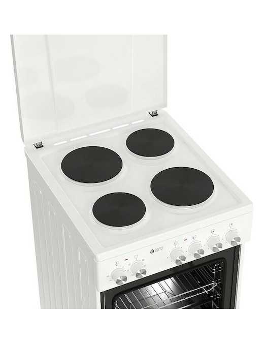 Thermogatz TGS E50 WH Κουζίνα με Εμαγιέ Εστίες Λευκή