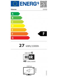 Hisense 32A5Q Smart Τηλεόραση 32" Full HD QLED A5Q HDR (2025)