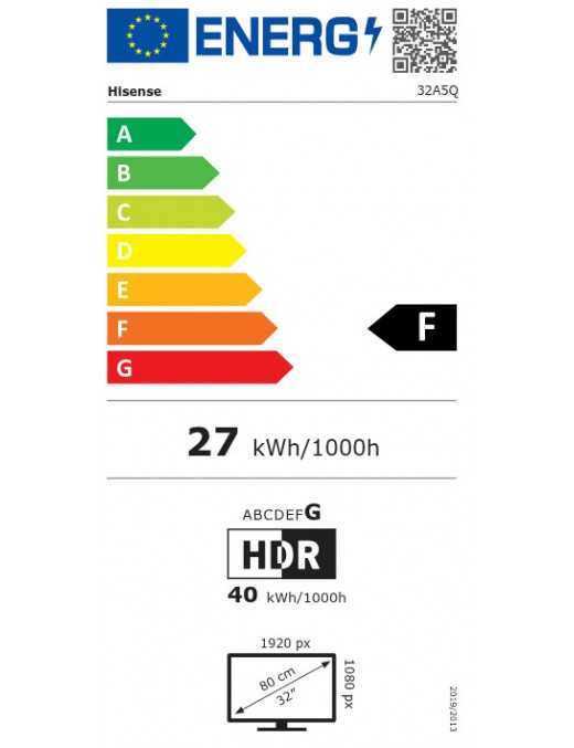Hisense 32A5Q Smart Τηλεόραση 32" Full HD QLED A5Q HDR (2025)