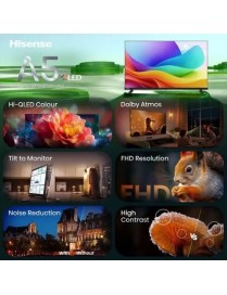 Hisense 32A5S Smart Τηλεόραση 32" Full HD QLED A5S HDR (2026)
