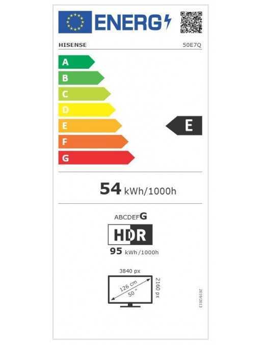 Hisense 75E7Q Smart Τηλεόραση 75" 4K UHD QLED E7Q HDR (2025)