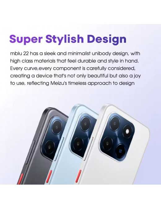 Meizu Mblu 22 Dual SIM (4/128GB) Titan Black