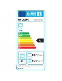 Hyundai HCVC25V-7261V/BL Κουζίνα 69lt Μαύρη