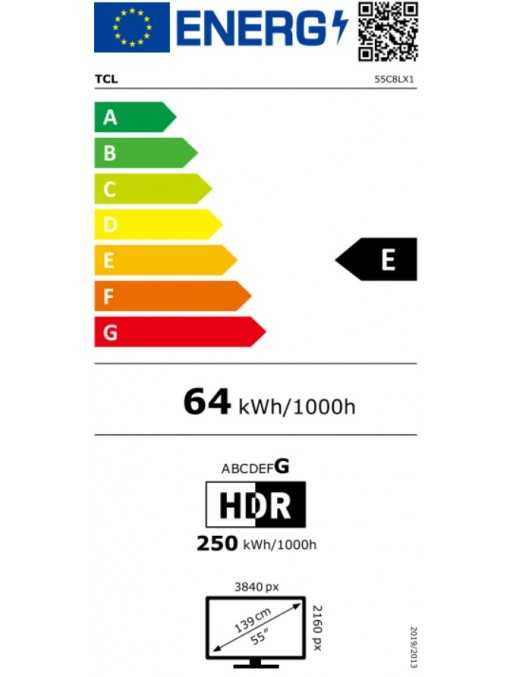 TCL 55C8L Smart Τηλεόραση 55" 4K UHD SQD-Mini LED HDR (2026)