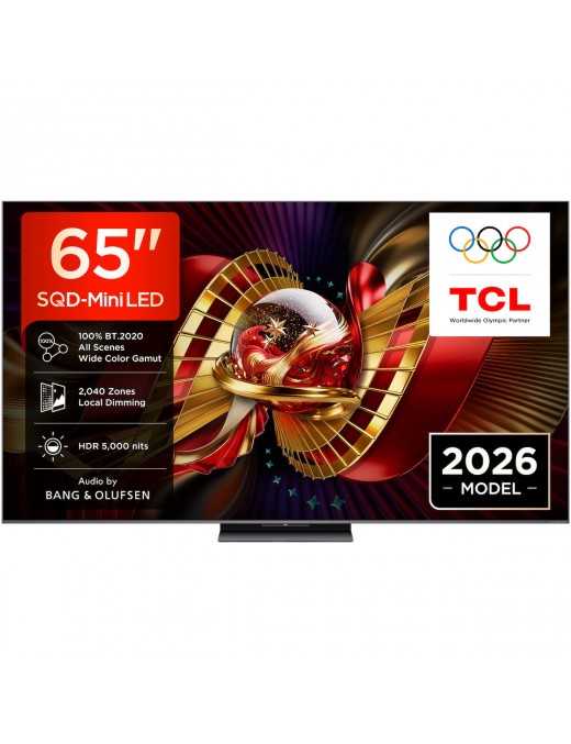 TCL 65C8L Smart Τηλεόραση 65" 4K UHD SQD-Mini LED HDR (2026)