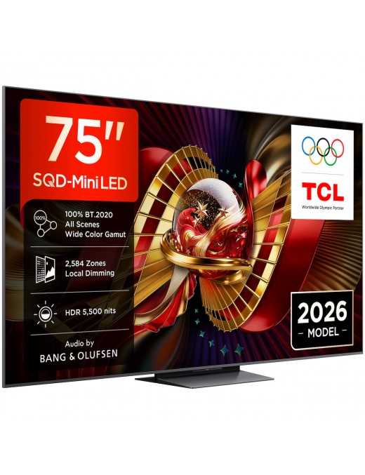 TCL 75C8L Smart Τηλεόραση 75" 4K UHD SQD-Mini LED HDR (2026)
