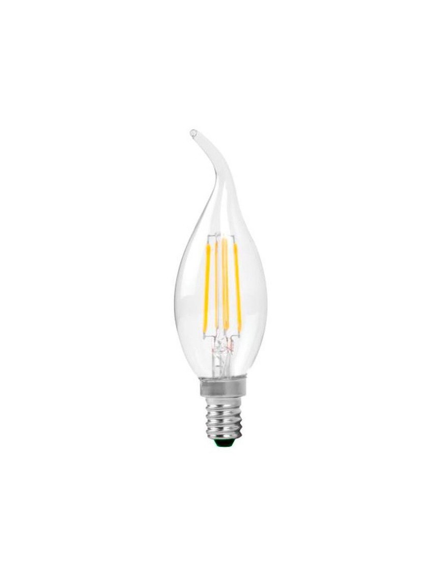 OPTONICA LED λάμπα Candle C35T Filament 1481, 4W, 4500K, E14, 400lm