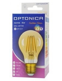OPTONICA LED λάμπα A60 Filament 1796, 8W, 2500K, E27, 700lm