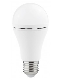 POWERTECH LED λάμπα με επαναφορτιζόμενη μπαταρία E27-017, 9W, 6500K, E27