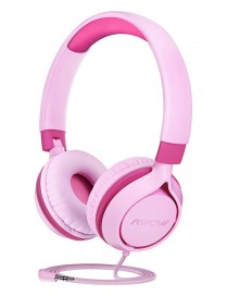 MPOW headphones για παιδιά CHE1 BH385A, noise limit, 3.5mm, ροζ