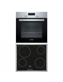 Pitsos PH10M40X1 + CRE645S06 Φούρνος άνω Πάγκου 66lt με Εστίες Κεραμικές