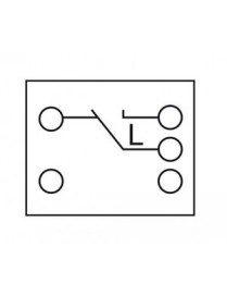 DELOCK module διακόπτης Easy 45 81362, μονός, 1-pole, 2-way, λευκός