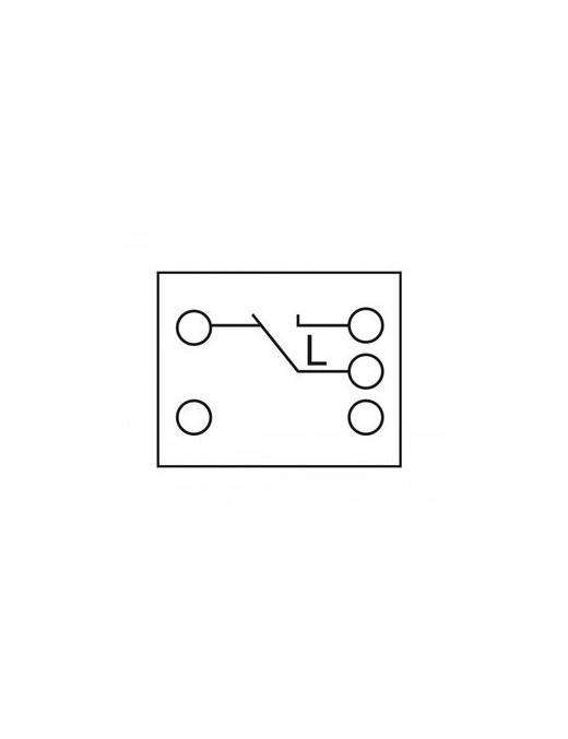 DELOCK module διακόπτης Easy 45 81362, μονός, 1-pole, 2-way, λευκός
