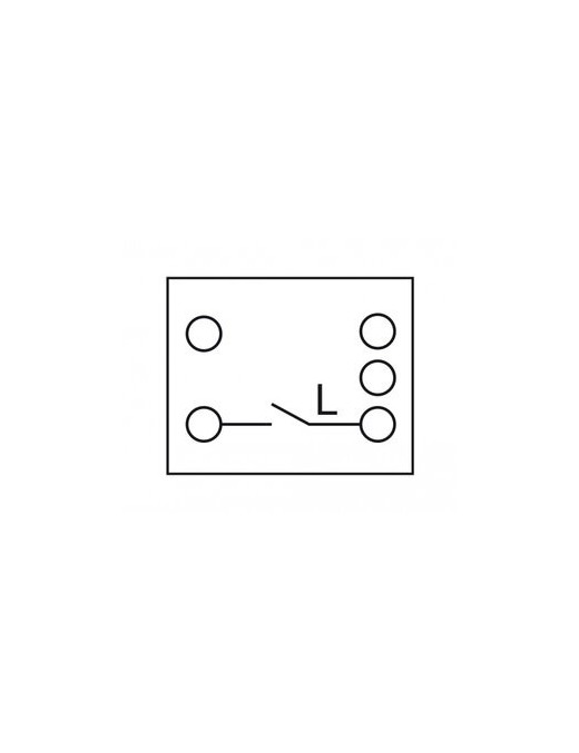 DELOCK module διακόπτης Easy 45 81364, μονός, 1-pole, 1-way, λευκός