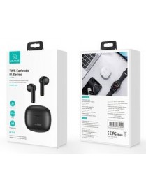 USAMS earphones IA04 με θήκη φόρτισης, True Wireless, μαύρα