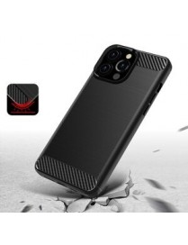 POWERTECH Θήκη Carbon MOB-1656 για iPhone 13 Pro Max, μαύρη