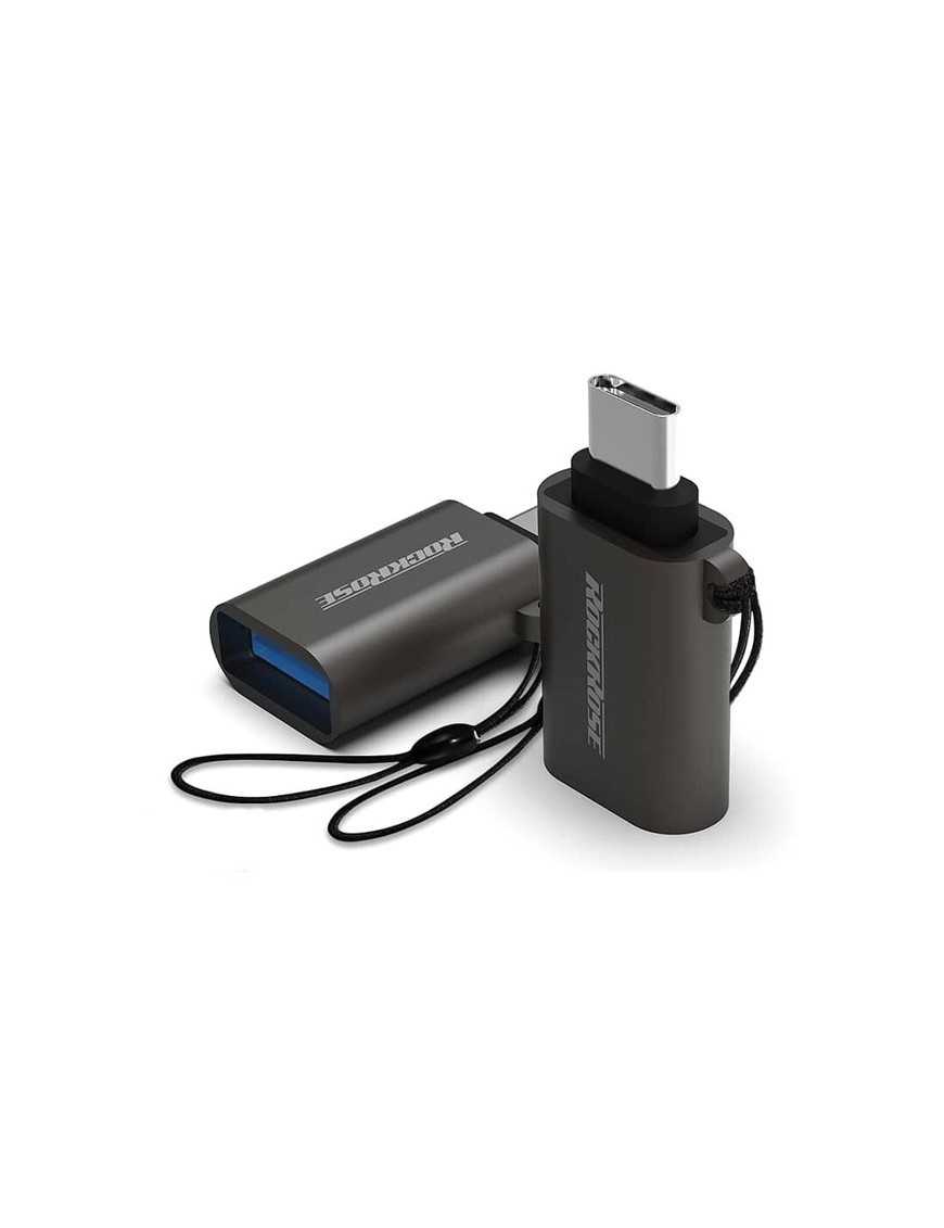 ROCKROSE αντάπτορας USB Type-C σε USB 3.0 Nexus U, 5Gbps, γκρι