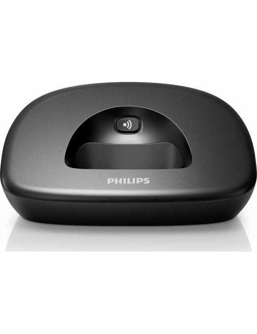 Philips XL4901DS/GRS Ασύρματο Τηλέφωνο με Aνοιχτή Aκρόαση Μαύρο