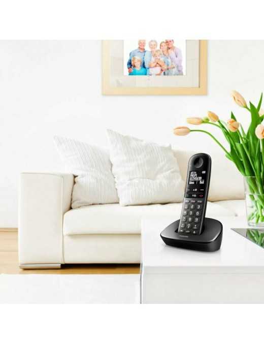 Philips XL4901DS/GRS Ασύρματο Τηλέφωνο με Aνοιχτή Aκρόαση Μαύρο