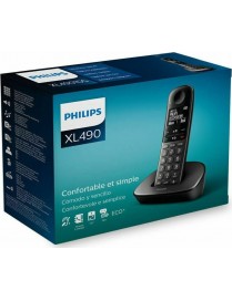 Philips XL4901DS/GRS Ασύρματο Τηλέφωνο με Aνοιχτή Aκρόαση Μαύρο
