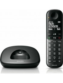 Philips XL4901DS/GRS Ασύρματο Τηλέφωνο με Aνοιχτή Aκρόαση Μαύρο