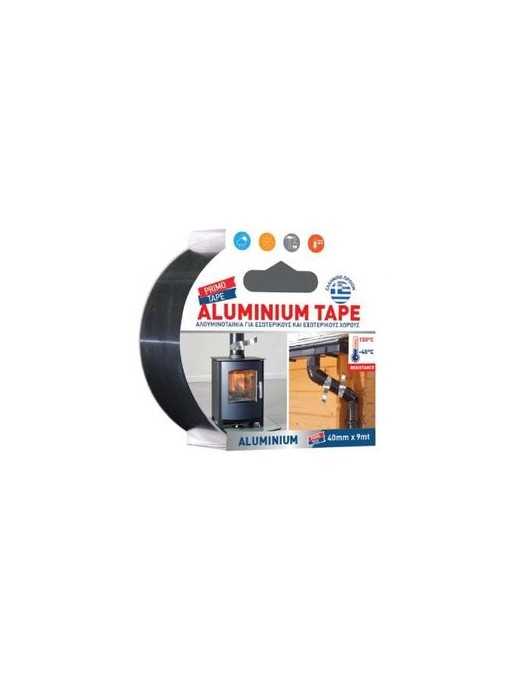PRIMO TAPE αυτοκόλλητη ταινία αλουμινίου 5213000713596, 40mm x 9m