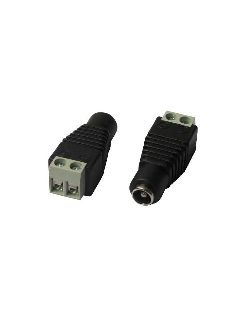 FOLKSAFE βύσμα τροφοδοσίας DC θηλυκό DCFC, 5.5x2.1mm, σε κλέμα, 5τμχ